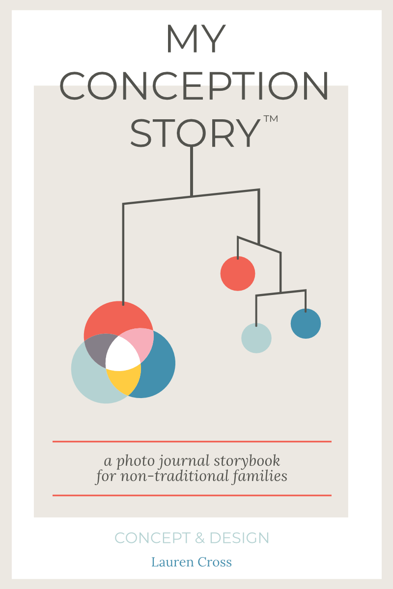 My Conception Story: a photo journal storybook for non-traditional families